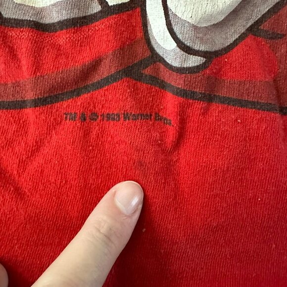 Looney Tunes red Marvin the Martian graphic tshirt men's large - Picture 4 of 12